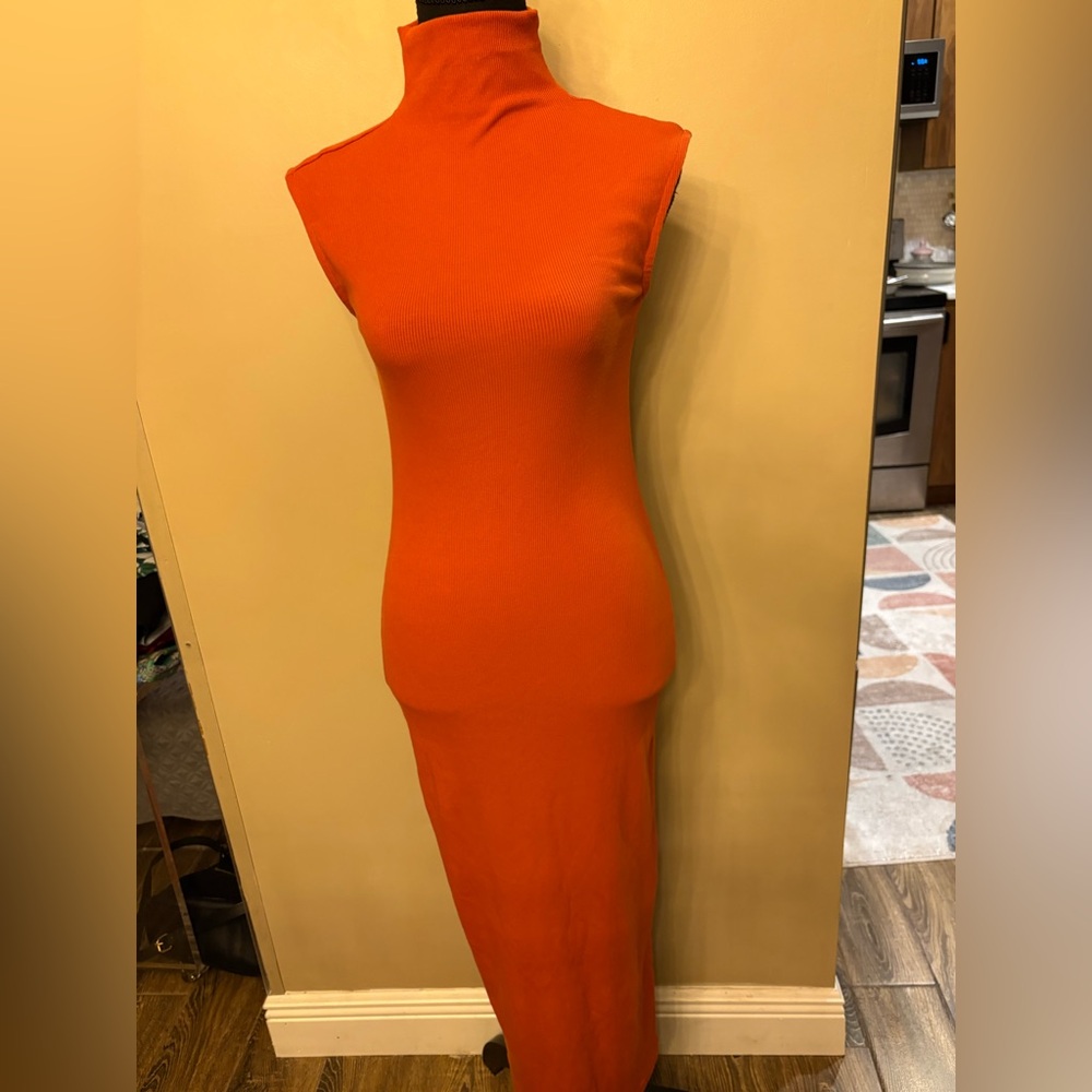 House of Harlow 1960 Orange Maxi Dress Size Small